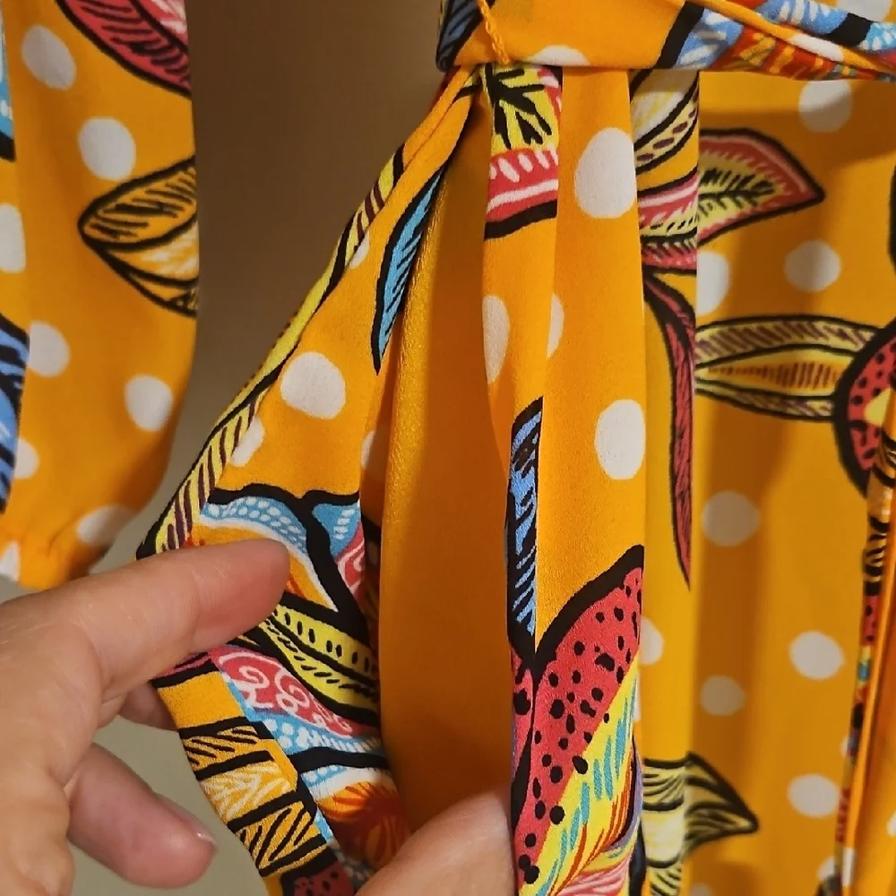 Tabitha Brown X Target Floral Maxi Robe/Cover Up Xl - Picture 5 of 7